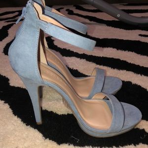 Pale Blue High Heels